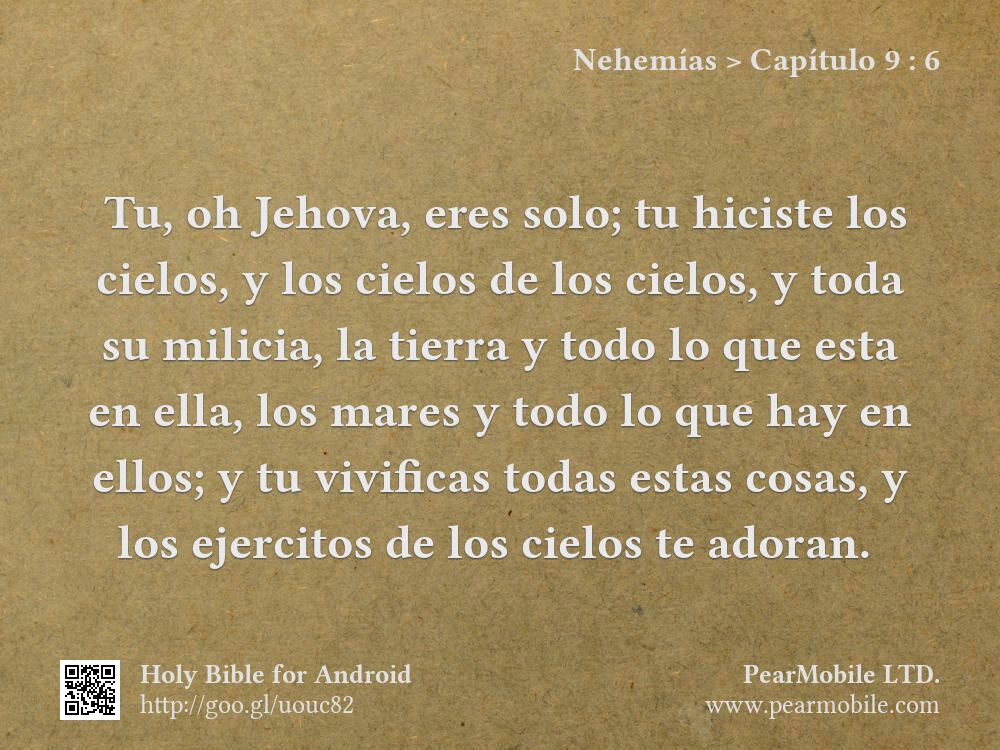 Nehemías, Capítulo 9:6